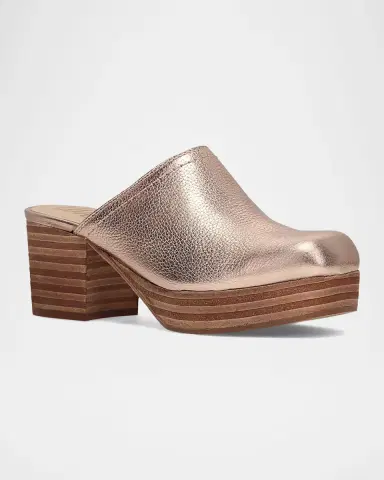 Frye Campus Tumbled Metallic Leather Clogs | Thumbnail 2 Frye Campus Tumbled Metallic Leather Clogs | Thumbnail 2