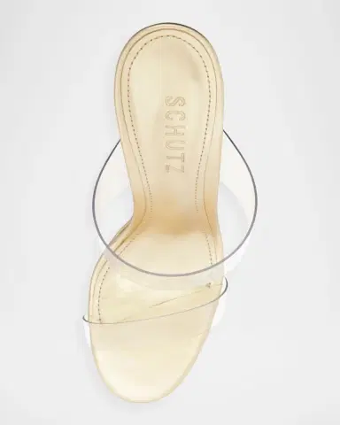 Schutz 115mm Ariella Vinyl and Metallic Leather Platform Sandals | Thumbnail 6 Schutz 115mm Ariella Vinyl and Metallic Leather Platform Sandals | Thumbnail 6