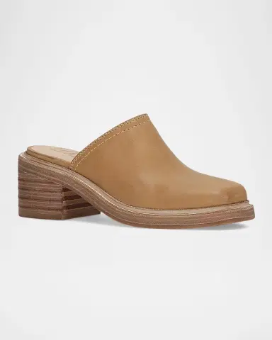 Frye 65mm Kate Oiled Leather Mules | Thumbnail 2 Frye 65mm Kate Oiled Leather Mules | Thumbnail 2