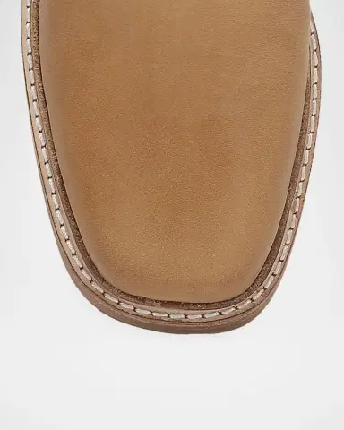 Frye 65mm Kate Oiled Leather Mules | Thumbnail 4 Frye 65mm Kate Oiled Leather Mules | Thumbnail 4
