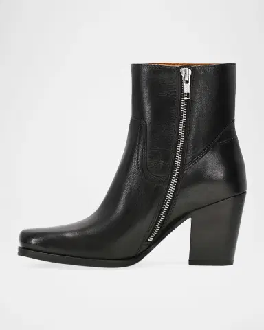Frye Shiloh Soft Leather Zip Booties | Thumbnail 3 Frye Shiloh Soft Leather Zip Booties | Thumbnail 3