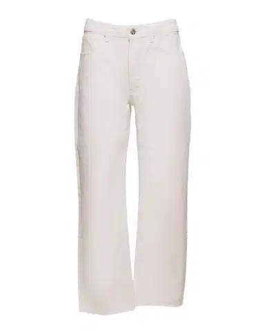 Frances Valentine Andy Cropped Frayed-Hem Cotton Denim Jeans | Thumbnail 1 Frances Valentine Andy Cropped Frayed-Hem Cotton Denim Jeans | Thumbnail 1