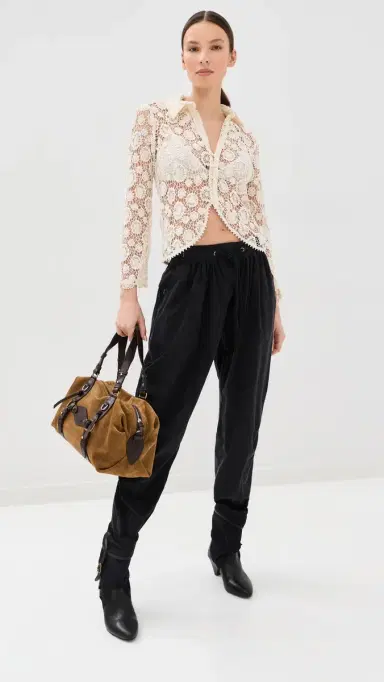 Isabel Marant Falcona Pants Black | Thumbnail 5 Isabel Marant Falcona Pants Black | Thumbnail 5