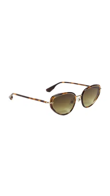 Krewe Leah Sunglasses 18k & Maple One Size | Thumbnail 6 Krewe Leah Sunglasses 18k & Maple One Size | Thumbnail 6