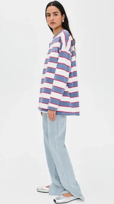 Lioness Horizon Long Sleeve Dusty Blue Stripe | Thumbnail 4 Lioness Horizon Long Sleeve Dusty Blue Stripe | Thumbnail 4
