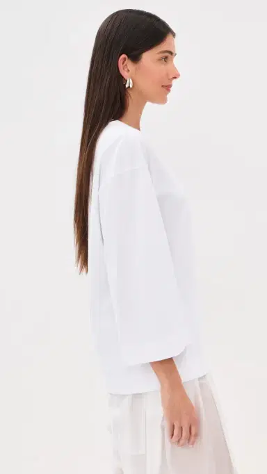 DARKPARK uzy Relaxed Jersey Tee White | Thumbnail 4 DARKPARK uzy Relaxed Jersey Tee White | Thumbnail 4