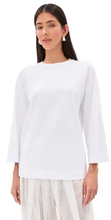 DARKPARK uzy Relaxed Jersey Tee White | Thumbnail 1 DARKPARK uzy Relaxed Jersey Tee White | Thumbnail 1