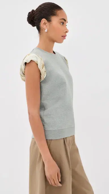 Maison Margiela Sleeveless Sweatshirt Grey Melange | Thumbnail 4 Maison Margiela Sleeveless Sweatshirt Grey Melange | Thumbnail 4