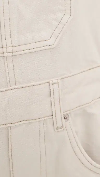 Free People Good Luck Overalls Milk S | Thumbnail 6 Free People Good Luck Overalls Milk S | Thumbnail 6