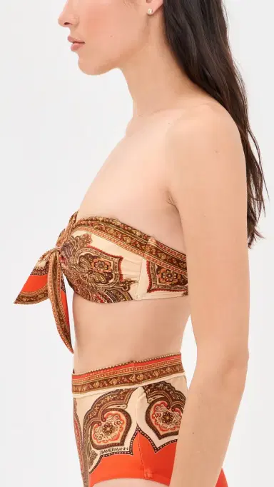 Zimmermann Mahon Scarf Tie Bikini Top Tangerine Paisley | Thumbnail 4 Zimmermann Mahon Scarf Tie Bikini Top Tangerine Paisley | Thumbnail 4