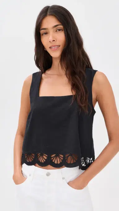 Z Supply Charlene Top Black | Thumbnail 2 Z Supply Charlene Top Black | Thumbnail 2