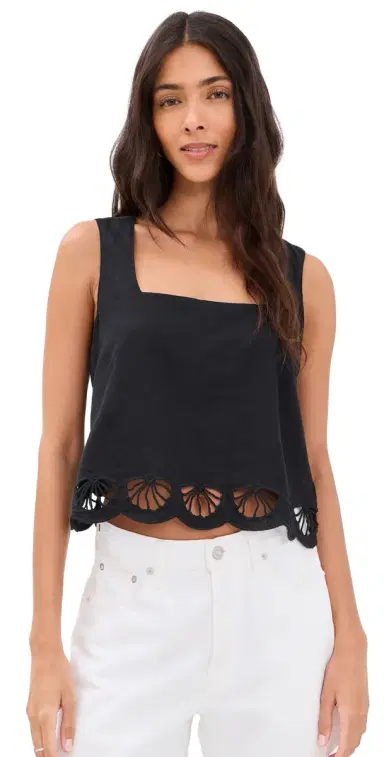 Z Supply Charlene Top Black | Thumbnail 1 Z Supply Charlene Top Black | Thumbnail 1