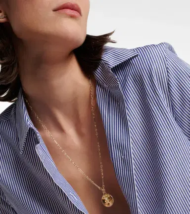 Foundrae Strength 18kt gold pendant necklace with diamond | Thumbnail 2 Foundrae Strength 18kt gold pendant necklace with diamond | Thumbnail 2