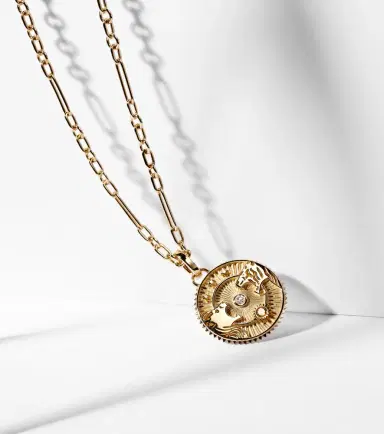 Foundrae Strength 18kt gold pendant necklace with diamond | Thumbnail 6 Foundrae Strength 18kt gold pendant necklace with diamond | Thumbnail 6