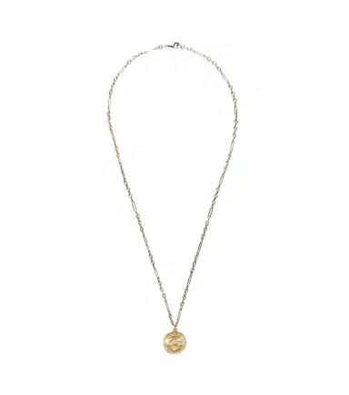 Foundrae Strength 18kt gold pendant necklace with diamond | Thumbnail 1 Foundrae Strength 18kt gold pendant necklace with diamond | Thumbnail 1