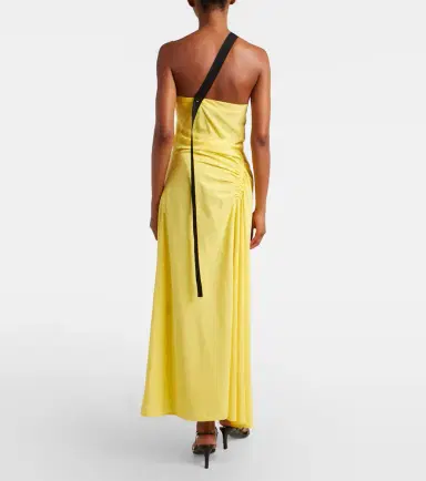 Proenza Schouler Sirena ruched maxi dress | Thumbnail 3 Proenza Schouler Sirena ruched maxi dress | Thumbnail 3