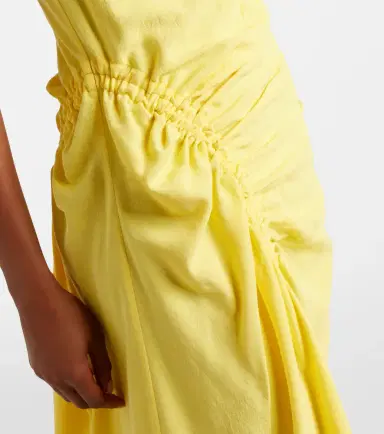 Proenza Schouler Sirena ruched maxi dress | Thumbnail 4 Proenza Schouler Sirena ruched maxi dress | Thumbnail 4