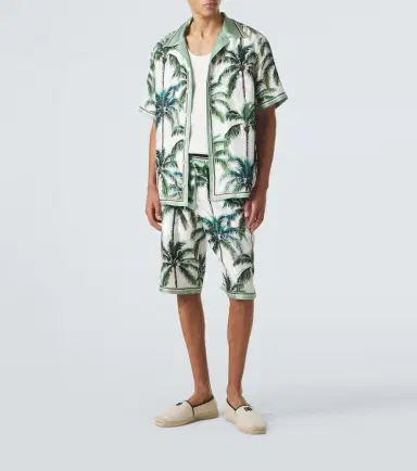 Dolce & Gabbana Printed silk twill shorts | Thumbnail 2 Dolce & Gabbana Printed silk twill shorts | Thumbnail 2
