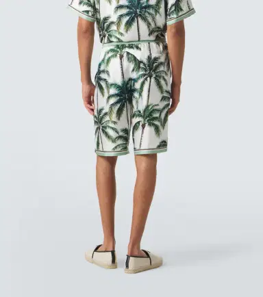 Dolce & Gabbana Printed silk twill shorts | Thumbnail 3 Dolce & Gabbana Printed silk twill shorts | Thumbnail 3