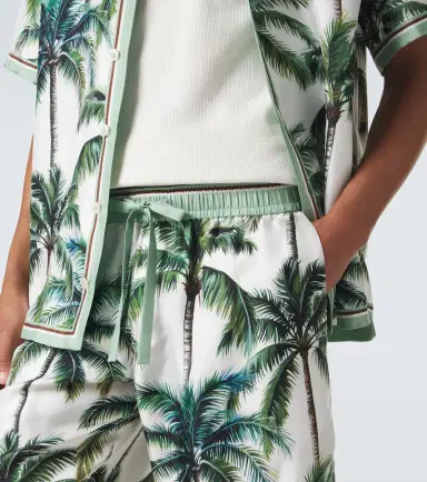 Dolce & Gabbana Printed silk twill shorts | Thumbnail 4 Dolce & Gabbana Printed silk twill shorts | Thumbnail 4