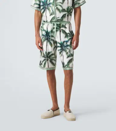 Dolce & Gabbana Printed silk twill shorts | Thumbnail 5 Dolce & Gabbana Printed silk twill shorts | Thumbnail 5