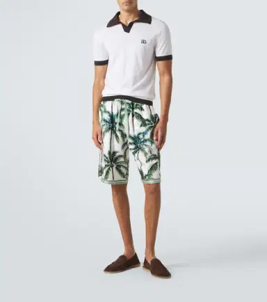 Dolce & Gabbana DG wool and silk polo shirt | Thumbnail 2 Dolce & Gabbana DG wool and silk polo shirt | Thumbnail 2