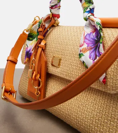 Dolce & Gabbana Sicily Small raffia top-handle bag | Thumbnail 2 Dolce & Gabbana Sicily Small raffia top-handle bag | Thumbnail 2