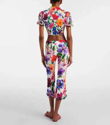 Dolce & Gabbana Floral capri pants | Thumbnail 2 Dolce & Gabbana Floral capri pants | Thumbnail 2