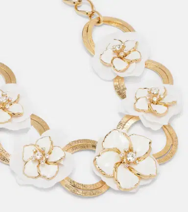 Dolce & Gabbana Embellished floral chain necklace | Thumbnail 2 Dolce & Gabbana Embellished floral chain necklace | Thumbnail 2