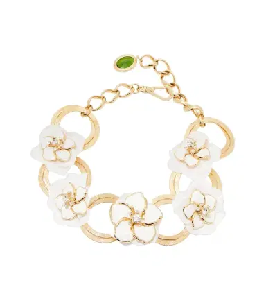 Dolce & Gabbana Embellished floral chain necklace | Thumbnail 1 Dolce & Gabbana Embellished floral chain necklace | Thumbnail 1