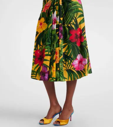 Dolce & Gabbana Draped floral midi skirt | Thumbnail 4 Dolce & Gabbana Draped floral midi skirt | Thumbnail 4