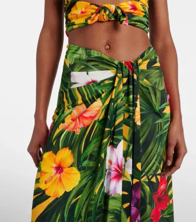 Dolce & Gabbana Draped floral midi skirt | Thumbnail 5 Dolce & Gabbana Draped floral midi skirt | Thumbnail 5