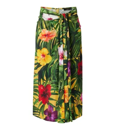 Dolce & Gabbana Draped floral midi skirt | Thumbnail 1 Dolce & Gabbana Draped floral midi skirt | Thumbnail 1