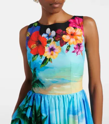 Dolce & Gabbana Printed cotton midi dress | Thumbnail 2 Dolce & Gabbana Printed cotton midi dress | Thumbnail 2