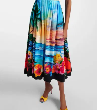 Dolce & Gabbana Printed cotton midi dress | Thumbnail 5 Dolce & Gabbana Printed cotton midi dress | Thumbnail 5