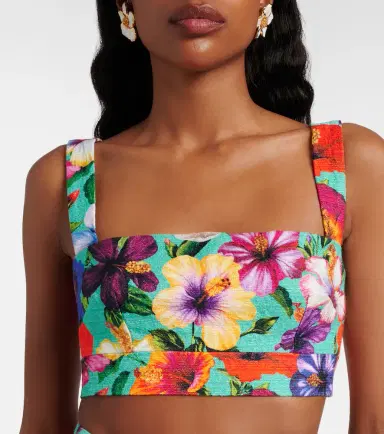 Dolce & Gabbana Floral crop top | Thumbnail 2 Dolce & Gabbana Floral crop top | Thumbnail 2