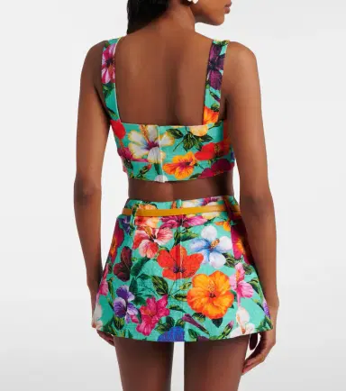 Dolce & Gabbana Floral crop top | Thumbnail 3 Dolce & Gabbana Floral crop top | Thumbnail 3
