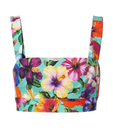Dolce & Gabbana Floral crop top | Thumbnail 1 Dolce & Gabbana Floral crop top | Thumbnail 1