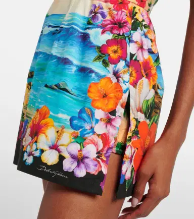 Dolce & Gabbana Printed cotton minidress | Thumbnail 2 Dolce & Gabbana Printed cotton minidress | Thumbnail 2