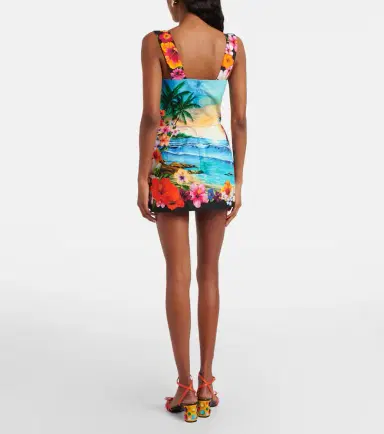Dolce & Gabbana Printed cotton minidress | Thumbnail 3 Dolce & Gabbana Printed cotton minidress | Thumbnail 3