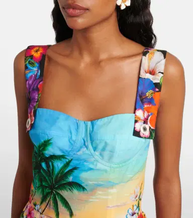 Dolce & Gabbana Printed cotton minidress | Thumbnail 4 Dolce & Gabbana Printed cotton minidress | Thumbnail 4