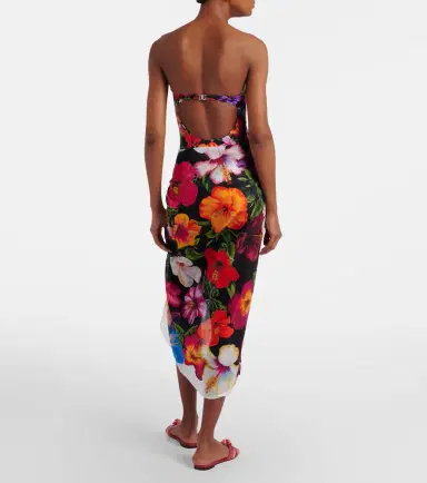 Dolce & Gabbana Floral cotton beach cover-up | Thumbnail 2 Dolce & Gabbana Floral cotton beach cover-up | Thumbnail 2