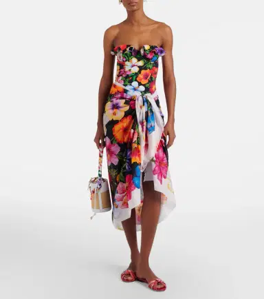 Dolce & Gabbana Floral cotton beach cover-up | Thumbnail 3 Dolce & Gabbana Floral cotton beach cover-up | Thumbnail 3