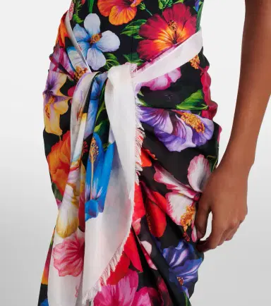 Dolce & Gabbana Floral cotton beach cover-up | Thumbnail 4 Dolce & Gabbana Floral cotton beach cover-up | Thumbnail 4