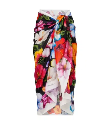 Dolce & Gabbana Floral cotton beach cover-up | Thumbnail 1 Dolce & Gabbana Floral cotton beach cover-up | Thumbnail 1