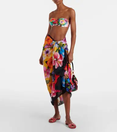 Dolce & Gabbana Floral cotton beach cover-up | Thumbnail 4 Dolce & Gabbana Floral cotton beach cover-up | Thumbnail 4