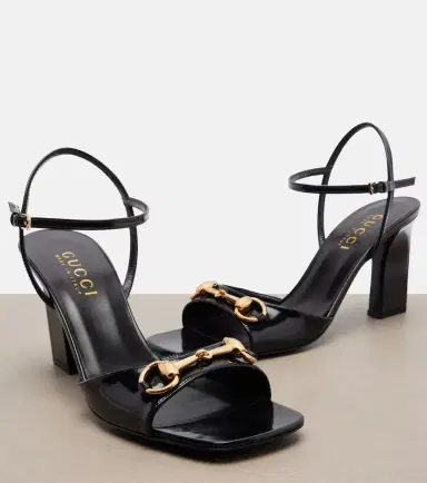 Gucci Signora Horsebit leather slingback sandals | Thumbnail 2 Gucci Signora Horsebit leather slingback sandals | Thumbnail 2