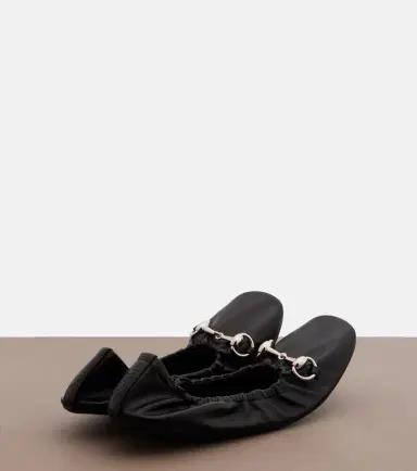 Gucci Prima Horsebit leather ballet flats | Thumbnail 3 Gucci Prima Horsebit leather ballet flats | Thumbnail 3