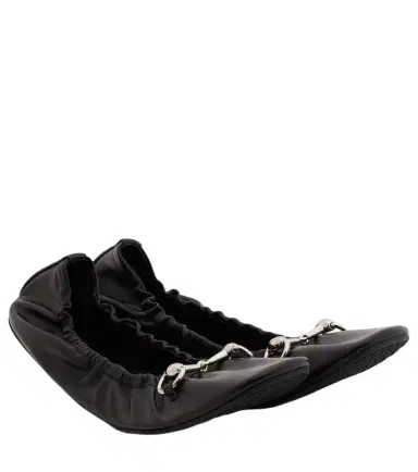 Gucci Prima Horsebit leather ballet flats | Thumbnail 1 Gucci Prima Horsebit leather ballet flats | Thumbnail 1