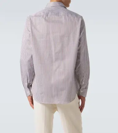 Canali Striped cotton shirt | Thumbnail 2 Canali Striped cotton shirt | Thumbnail 2